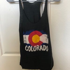 Colorado flag tank top